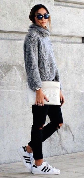 winter casual chic outfits